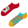 Wesołe skarpetki do sneakersów Frytki z ketchupem