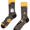 Wesołe skarpetki Halloweenowy kot