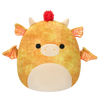 Squishmallows Żółty smok z czerwonymi włosami Dieric, 40 cm