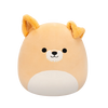 Squishmallows Jasnobrązowy pies Cooper z białym brzuchem, 30 cm