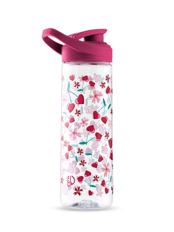 Wesoła butelka na wodę Miłość do wiśni 700 ml