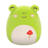 Squishmallows Zielona żaba z haftowanym grzybem Wendy, 20 cm