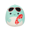 Squishmallows Delfin w okularach przeciwsłonecznych z deską surfingową Perry, 20 cm
