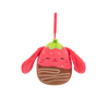 Squishmallows Przypinka truskawkowy króliczek umoczony w czekoladzie Gunda, 9 cm