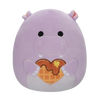 Squishmallows purpurowa hipopotamica Hanna z sercem, 20 cm
