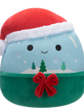 Squishmallows świąteczna kula śnieżna Ezekiel, 20 cm