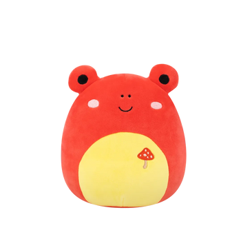 Squishmallows czerwona żaba tropikalna Obu, 20 cm