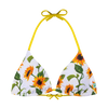 Wesoły trójkątny top od bikini Słonecznik