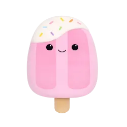 Squishmallows — Lody na patyku z posypką o smaku gumy balonowej Em, 13 cm