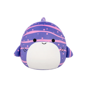 Squishmallows wieloryb rekin w fioletowe paski Tizziano, 30 cm