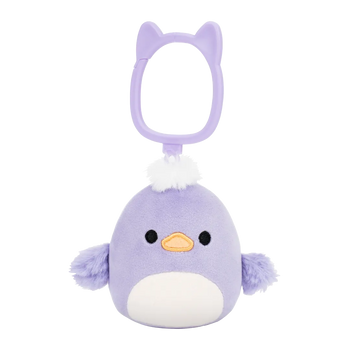 Brelok Squishmallows — Fioletowa kaczka Daquarius, 9 cm