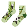 Wesołe skarpetki do łydek Panda i bambus