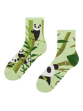 Wesołe skarpetki do łydek Panda i bambus