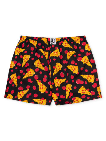Wesołe szorty męskie Pizza z serem