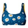 Góra od sportowego wesołego bikini Kwiat stokrotki