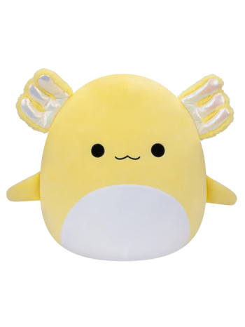 Squishmallows Żółty aksolotl Trenton, 35 cm
