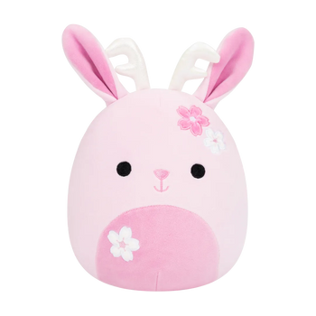 Squishmallows — Różowy wiśniowy zając z rogami Akiyo, 20 cm