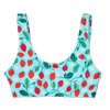 Góra od sportowego wesołego bikini Małe truskawki