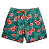 Wesołe męskie spodenki kąpielowe Hibiskus