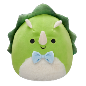 Squishmallows — Tristan zielony triceratops z puszystym brzuszkiem, 20 cm