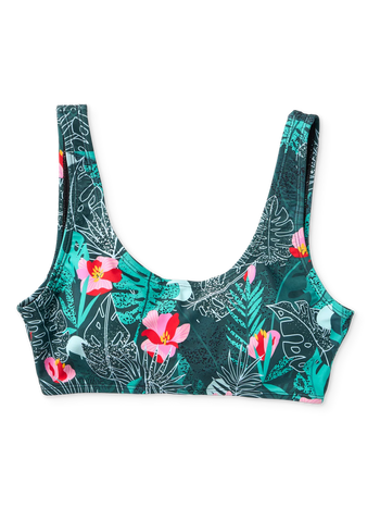 Góra od sportowego wesołego bikini Las deszczowy