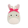 Squishmallows Kremowa szakalica z puszystym brzuszkiem Coralie, 20 cm