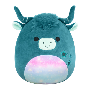 Squishmallows — Zielona szkocka krowa Clark, 13 cm