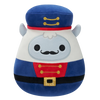 Squishmallows Biały Yeti w niebieskim stroju dziadka do orzechów Yuri, 20 cm