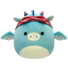 Squishmallows Ciemnozielona smoczyca Tatiana z bandaną, 20 cm