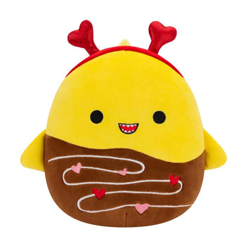 Squishmallows Żółty rekin Chandler umoczony w czekoladzie, 20 cm