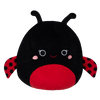 Squishmallows Czarna biedronka Trudy, 35 cm