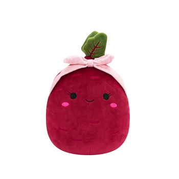Squishmallows Fioletowa buraczyca z różową opaską Claudia, 20 cm