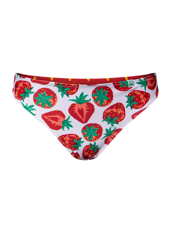 Dół od wesołego bikini Truskawki