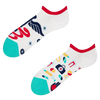 Wesołe skarpetki do sneakersów Zdrowie