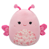 Squishmallows — Mogo różowe motyle z brzuszkiem w kwiaty sakura, 20 cm