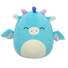 Squishmallows Ciemnoturkusowa smoczyca z zamkniętymi oczami Tatiana, 20 cm