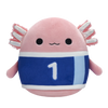 Squishmallows aksolotl Archie z koszulką piłkarską, 20 cm