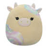 Squishmallows — Żółta krowa z łatami tie-dye Rina, 20 cm