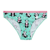 Wesołe figi damskie Panda i serduszka