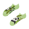 Wesołe skarpetki do sneakersów Panda i bambus