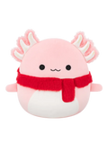 Squishmallows różowy aksolotl z puszystym szalikiem Archie, 30 cm