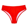 Dół od bikini ze średnim stanem jasnoczerwony