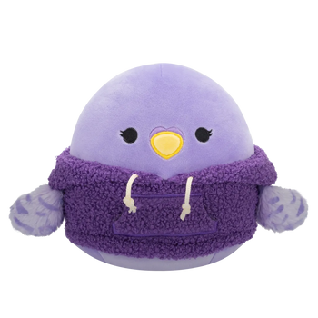 Squishmallows Papużka z wełnianą bluzą z kapturem Anoushka, 20 cm