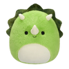 Squishmallows Fuzzamallows Zielony triceratops Tristan, 30 cm