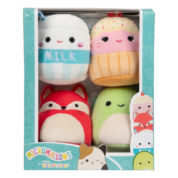 Squishmallows Micromallows 4-pak — Fifi, Henry, Melly, Clara