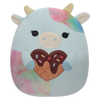 Squishmallows krowa w niebieskie łaty Caedia, 20 cm