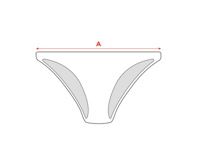 Regulowany dół od bikini