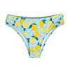 Dół od bikini ze średnim stanem Letnie cytryny