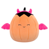 Squishmallows Pastelowopomarańczowa dynia w różowym stroju diabła Margie, 20 cm