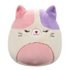 Squishmallows Fuzzamallows Różowo-fioletowy kot Nell, 30 cm